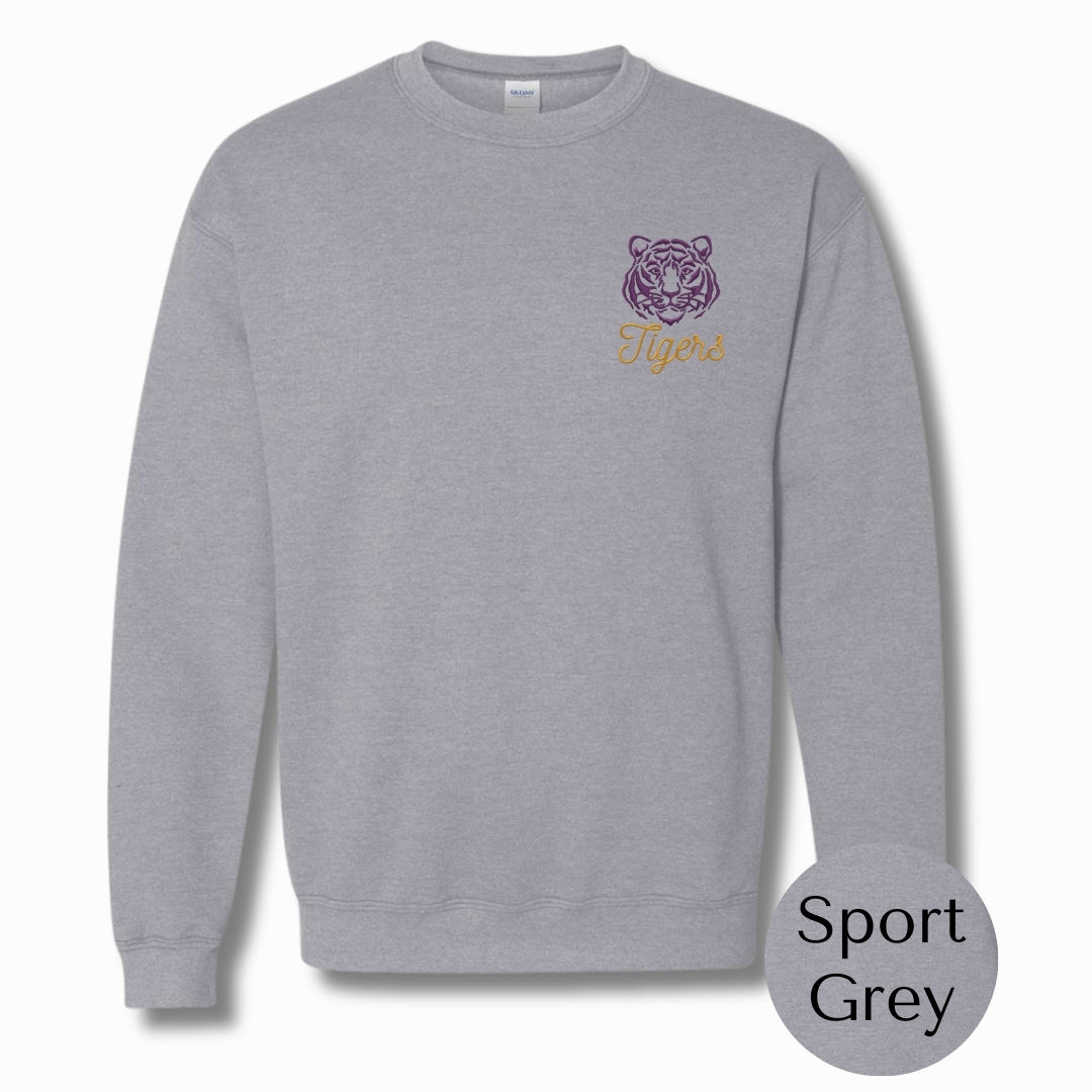 Purrrple & Gold | Embroidered Shirt
