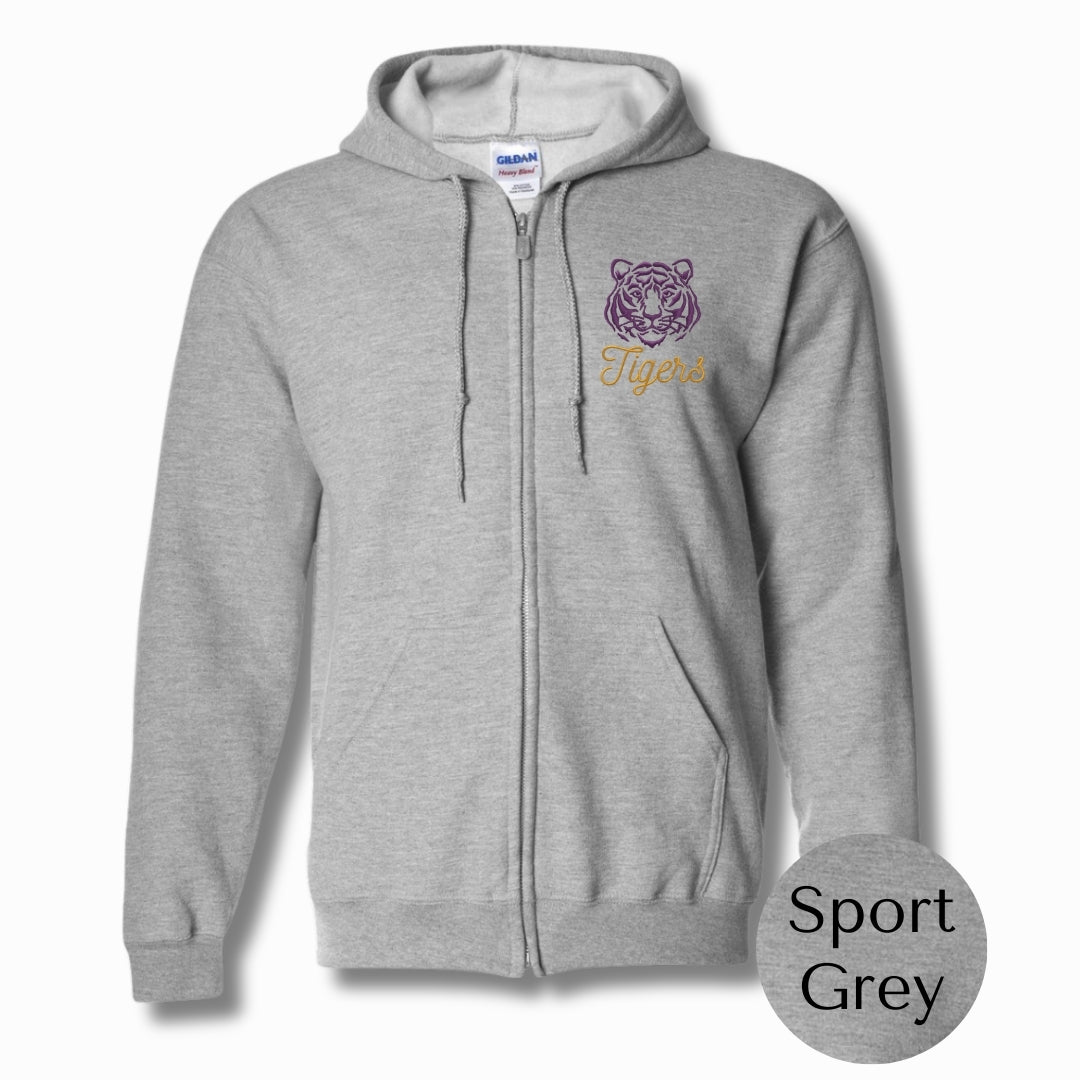 Purrrple & Gold | Embroidered Shirt