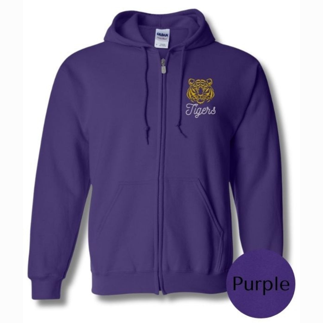Purrrple & Gold | Embroidered Shirt