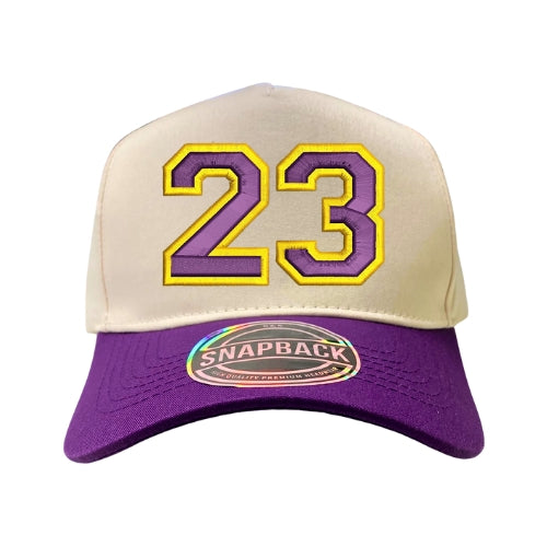 Game Day Number Hat | Custom Puff Embroidered Baseball Cap