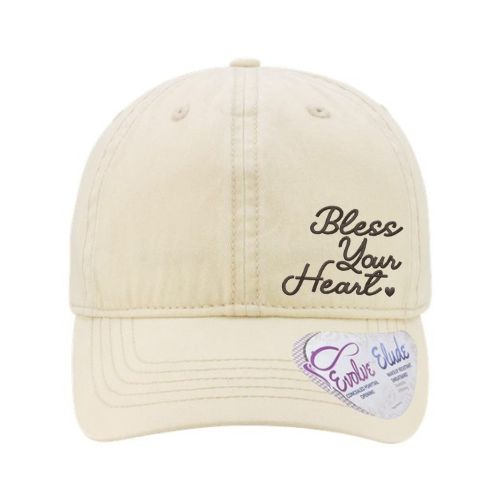 Bless Your Heart Embroidered Hat – Infinity Her Ponytail Cap