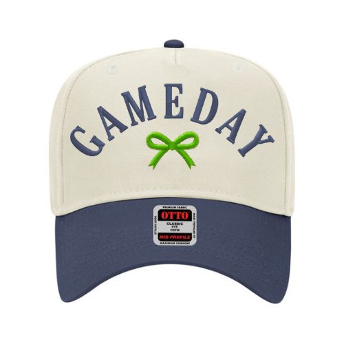 The Gameday Bow Hat | Custom Embroidered Cap for Sports Fans