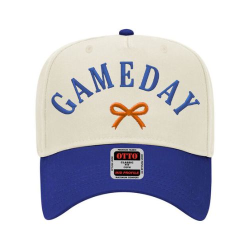 The Gameday Bow Hat | Custom Embroidered Cap for Sports Fans