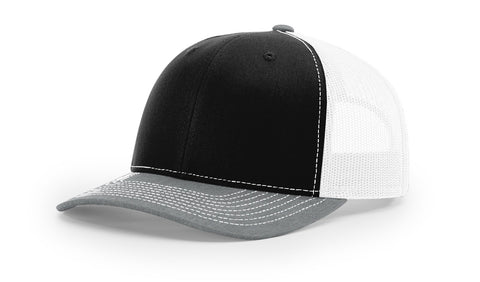 Black / White / Heather Grey