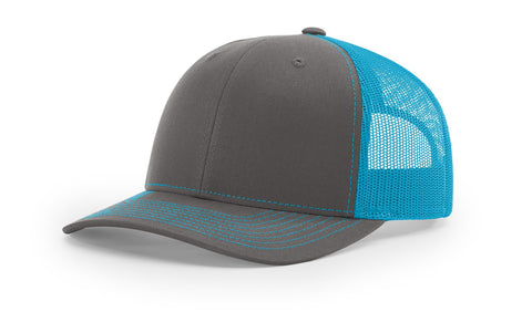 Charcoal / Neon Blue