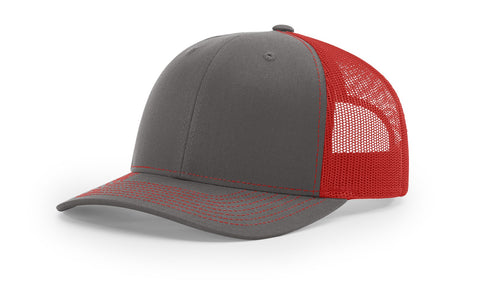 Charcoal / Red
