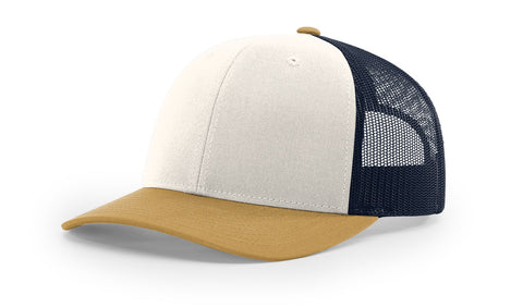 Cream / Navy / Amber Gold