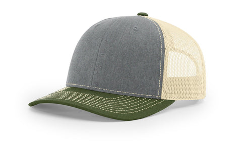 Heather Grey / Birch / Army Olive