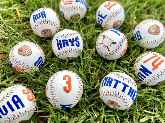 Custom Embroidered Baseballs