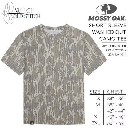 Mossy Oak Washed Out Bottomland Camo Tee