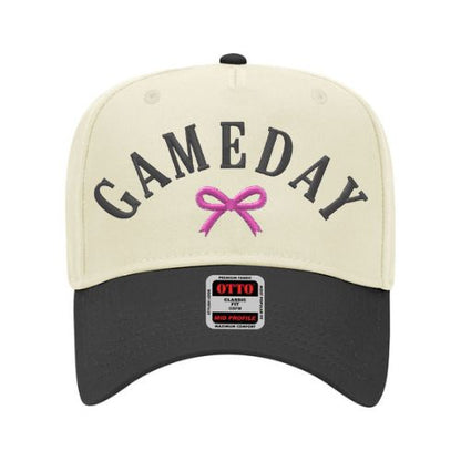 The Gameday Bow Hat | Custom Embroidered Cap for Sports Fans