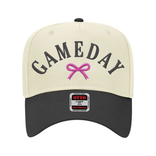 The Gameday Bow Hat | Custom Embroidered Cap for Sports Fans