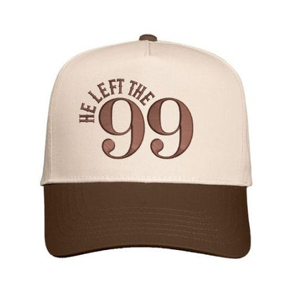 He Left The 99 Hat | Puff Embroidered Hat