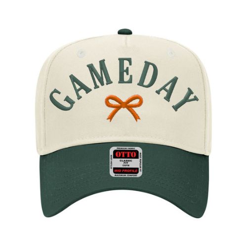 The Gameday Bow Hat | Custom Embroidered Cap for Sports Fans