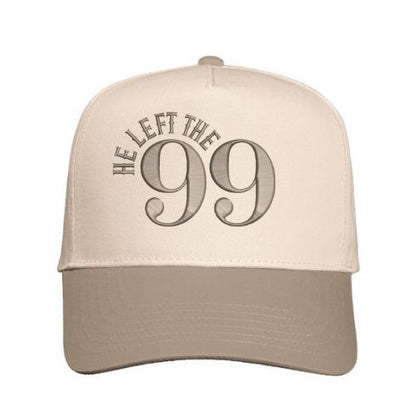 He Left The 99 Hat | Puff Embroidered Hat
