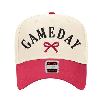 The Gameday Bow Hat | Custom Embroidered Cap for Sports Fans