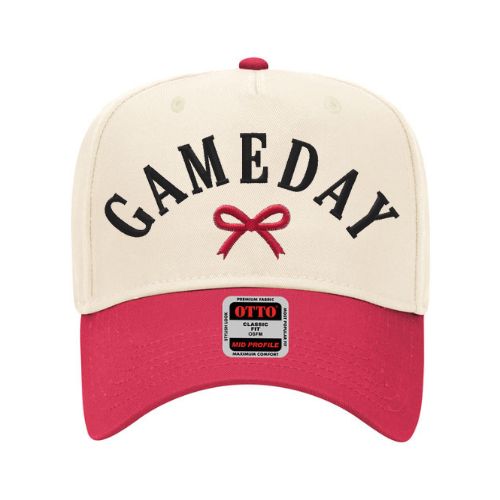 The Gameday Bow Hat | Custom Embroidered Cap for Sports Fans