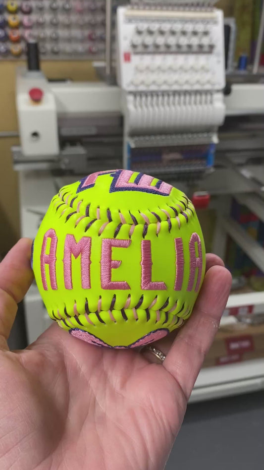 Custom Embroidered Baseballs
